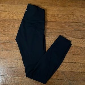 Navy Blue Lululemon 7/8 leggings sz 2